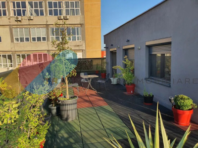 Apartament 2 camere, cu terasă EXCEPȚIONALĂ de 50 mp – Mărăști 