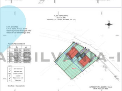 Teren Intravilan 1200 mp – Intrare Chinteni, cu Urbanism și Utilități