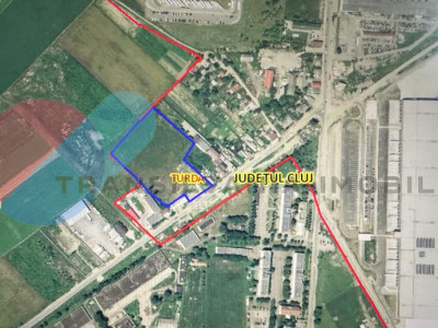 Teren intravilan 17.051 mp, Turda cu acces facil la autostrada