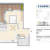 Apartament 2 camere 55.77 mp+terasa generoasa 33.67 mp, finisat, 5 min de centru thumb 2