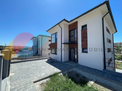Casă premium semifinisată – 207 mp, 3 niveluri, teren 450 mp, Câmpenești