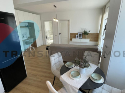 Apartament 2 camere 43mp, mobilat si utilat - Floresti