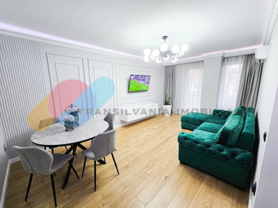 Apartament 2 camere ultrafinisat - 55 mp + balcon, zona Oașului, Iris