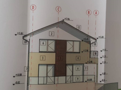 Teren autorizat pentru doua case - 2033mp - Chinteni