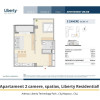 Apartament 2 camere, 60 Mp, Liberty Park thumb 11